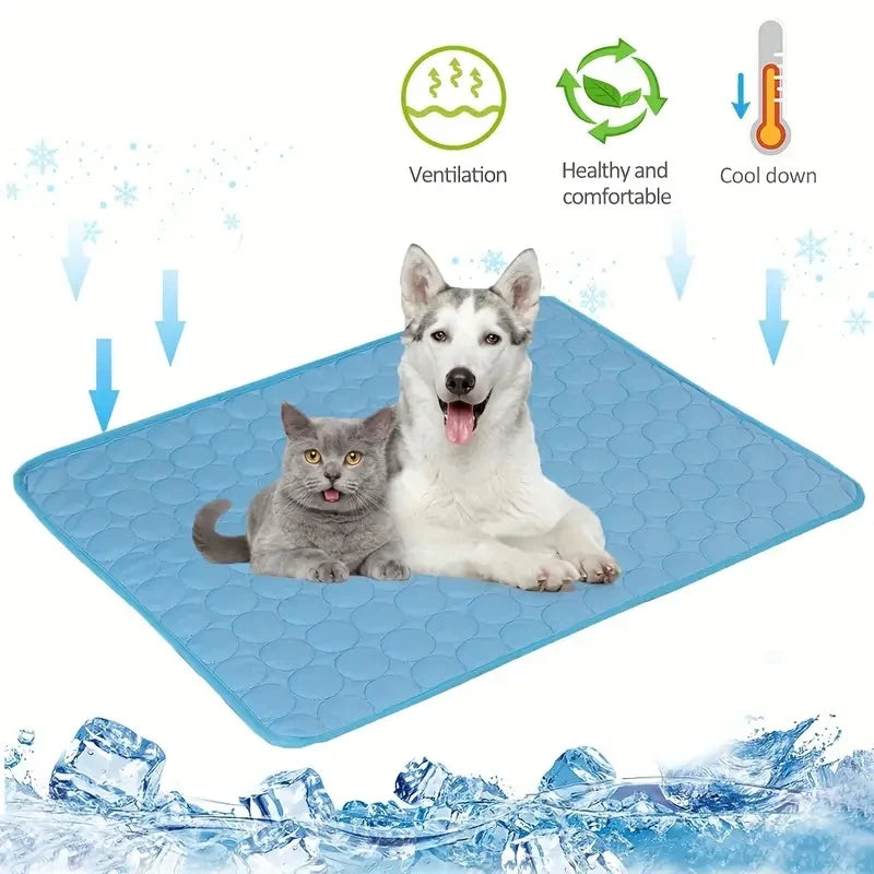 Dog Cooling Mat Summer Pet Cold Bed Extra Large For Small Big Dogs